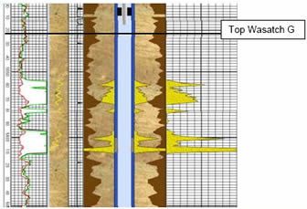 Scandium tracer survey indicating confinement to Wasatch G injection zone